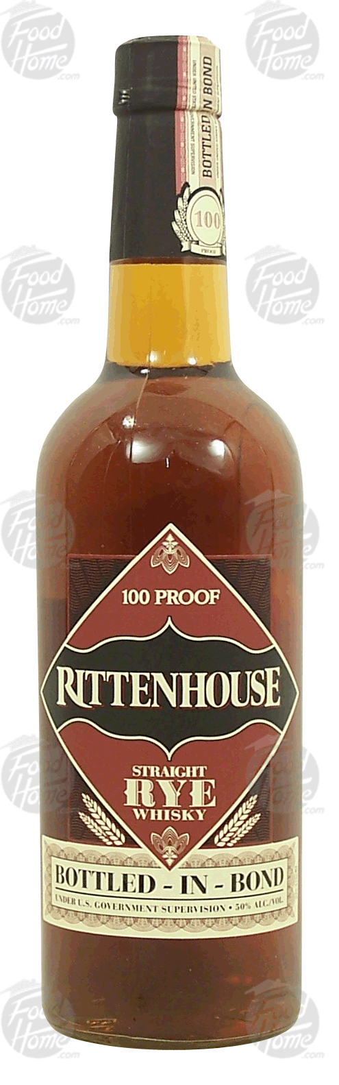 Ritten House  straight rye whisky, bottled-in-bond, 50% alc. by vol. Full-Size Picture